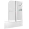 Anzzi Right Drain Tub in White With 48 x 58 in. Tub Door in Chrome, 5 ft. SD05401CH-3060R - alternate 2